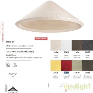 Lustra decorativa design XXL HUE ivory 20124 175842 universul-luminii.ro