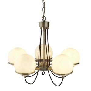 Lustra deosebita design vintage 58cm Sphere 5L 7095-5AB SRT