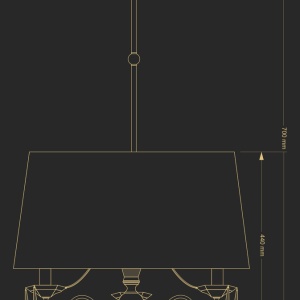 Lustra design clasic cristal Asfour Monza - Img 3