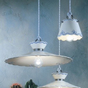 Lustra design clasic realizata manual din ceramica RAVENNA 31cm 129272 universul-luminii.ro