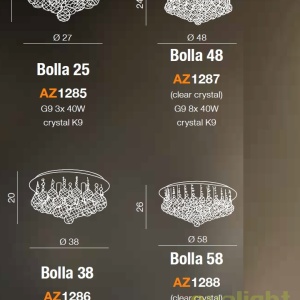 Lustra design elegant BOLLA 48 57322 universul-luminii.ro