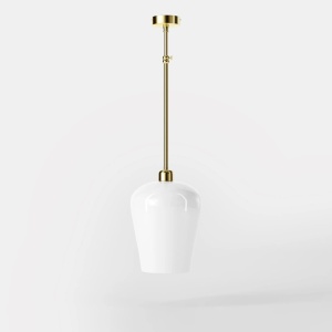 Lustra design italian din alama si sticla Talis - Img 2