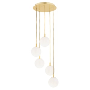 Lustra design modern cu 5 pendule Paloma