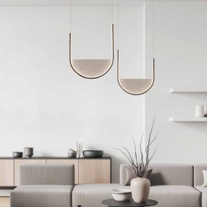 Lustra design modern LED DECO auriu/ sampanie - Img 4