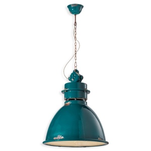 Lustra design retro realizata manual din ceramica INDUSTRIAL