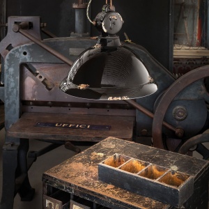 Lustra design retro realizata manual din ceramica INDUSTRIAL 216862 universul-luminii.ro
