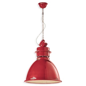 Lustra design retro realizata manual din ceramica INDUSTRIAL 216902 universul-luminii.ro