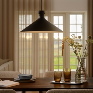 Lustra Design Scandinav Minimalist Dorina 45 Negru 244042 universul-luminii.ro