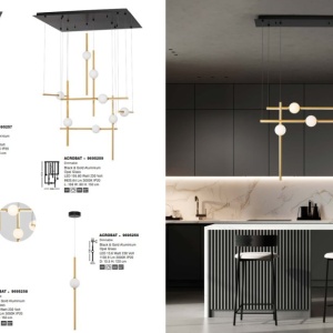 Lustra dimabila LED design modern ACROBAT 121442 universul-luminii.ro