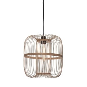 Lustra eco din bambus Hokkaido L 38cm, natur