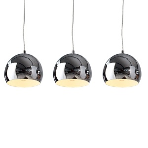 Lustra eleganta cu 3 pendule Chromagon 3 crom A-17760 VC
