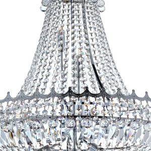 Lustra eleganta design LUX Versailles 13L crom 112592 universul-luminii.ro
