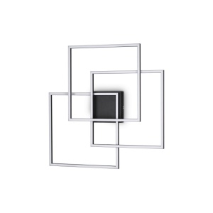 Lustra LED aplicata design geometric FRAME PL QUADRATO nergru - Img 1