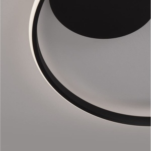 Lustra LED aplicata design modern circular FULINE negru NVL-9348073 - Img 4