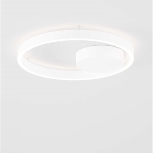 Lustra LED aplicata design modern minimalist HEDRA D-40cm alb - Img 4
