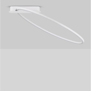 Lustra LED aplicata design modern minimalist KIKLOS alb - Img 3