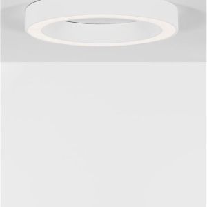 Lustra LED aplicata design modern OPAL 50W alba - Img 3