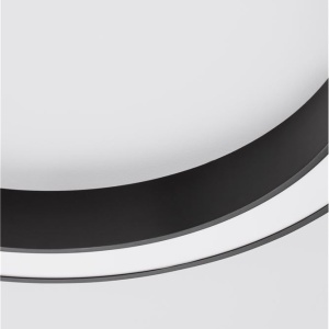 Lustra LED aplicata design modern OPAL 60W negru - Img 4