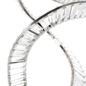 Lustra LED casa scarii design deosebit CHARMES 2B crom - Img 8