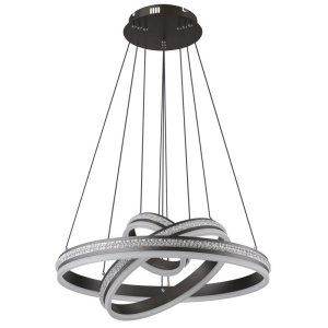 Lustra LED cu telecomanda design modern Grouni 60cm 135572 universul-luminii.ro