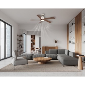 Lustra LED cu ventilator si telecomanda MODESTO 132cm, 03606 GL 247482 universul-luminii.ro