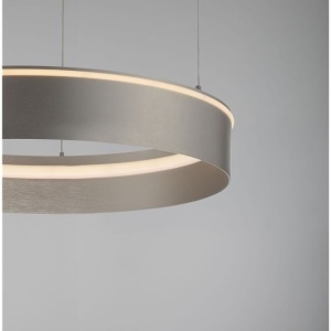 Lustra LED design circular OLIVIA nickel D-60cm - Img 5