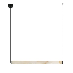 Lustra LED, Design Liniar, ALABASTER- BLACK, ZB-2539