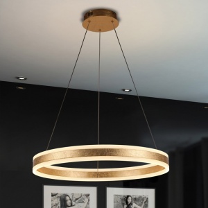 Lustra LED design modern circular 100cm Helia aurie SV-831622 - Img 1