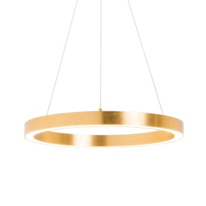 Lustra LED design modern circular CARLO auriu, diametru 60cm - Img 4