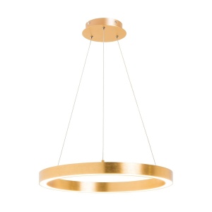 Lustra LED design modern circular CARLO auriu, diametru 60cm - Img 5