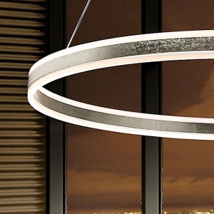 Lustra LED design modern circular Ø100cm Helia argintie - Img 2