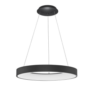 Lustra LED design modern circular RANDO THIN negru 3000K NVL-9453453
