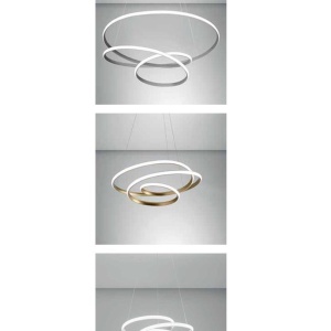 Lustra LED design modern Diva 85cm, auriu, alb sau titan 227172 universul-luminii.ro