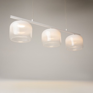 Lustra LED design modern Spirito alb - Img 4