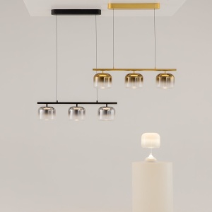 Lustra LED design modern Spirito auriu - Img 8