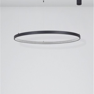 Lustra LED dimabila, design modern PRESTON, 110cm negru NVL-9865110 42572 universul-luminii.ro