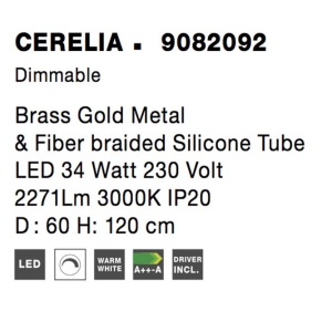 Lustra LED dimabila moderna, design deosebit CERELIA NVL-9082092 - Img 2
