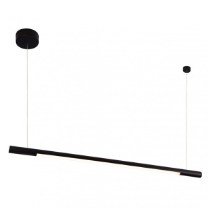 Lustra LED liniara, suspendata Organic 100cm, negru P0354 MX