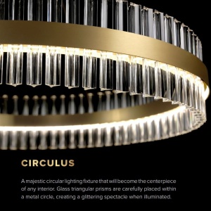Lustra LED LUX moderna design circular D102 CIRCULUS 04 136052 universul-luminii.ro