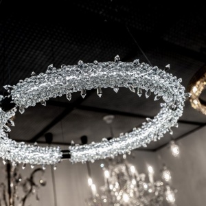 Lustra LED LUX moderna design circular D65 GLACEE 01 - Img 11