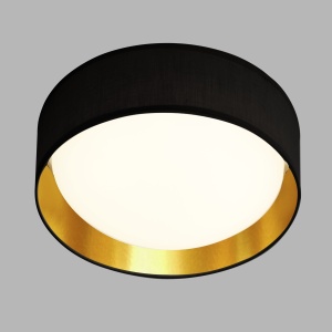 Lustra LED moderna 50cm Gianna negru/auriu 9371-50BGO SRT - Img 2