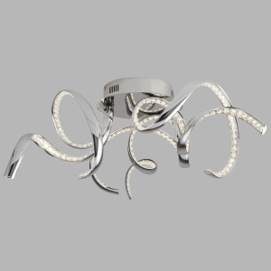 Lustra LED moderna design cromat Twirls 38W 9233-3CC SRT - Img 2