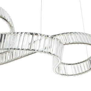Lustra LED moderna design deosebit CHARMES 160B crom - Img 2
