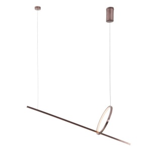 Lustra LED moderna design minimalist Lozanna Brushed Bronze