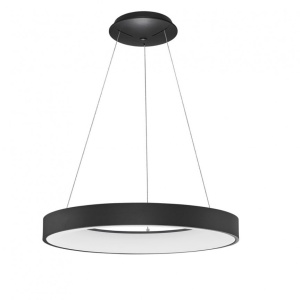 Lustra LED moderna wireless design circular Rando Smart neagra - Img 1
