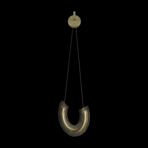 Lustra LED, pendul design modern Maya auriu - Img 4