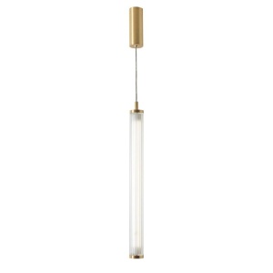 Lustra LED smart cu telecomanda COMO alama periata