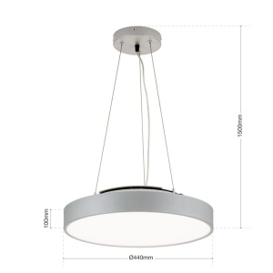 Lustra LED suspendata/aplicata SPACE D-44cm 234402 universul-luminii.ro