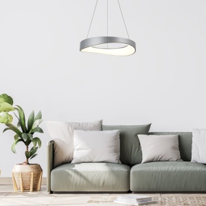 Lustra LED suspendata design circular Iliana - Img 3