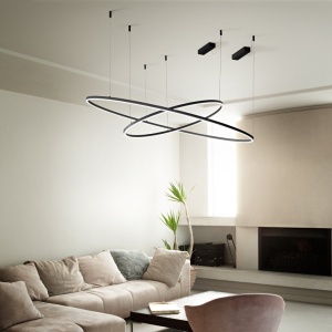 Lustra LED suspendata design circular ORACLE SLIM SP D050 ROUND 3000K ON-OFF OT - Img 2